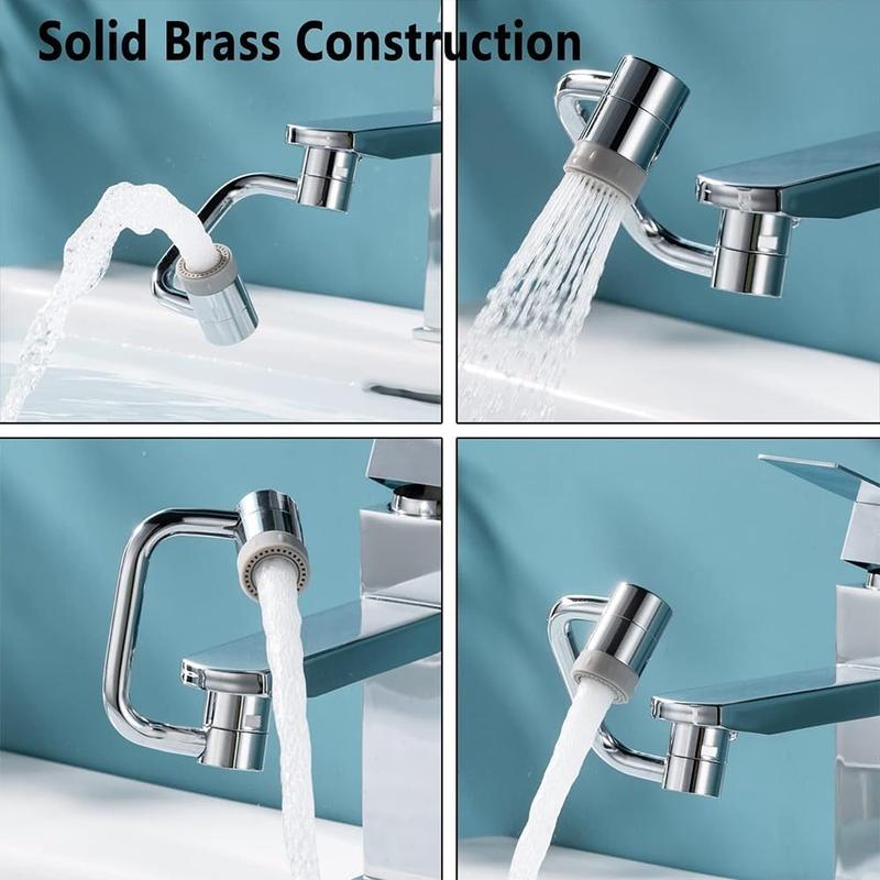 Rotatable Faucet  Extension- 💦 2 Splash Modes-🔧Installation kit included 🎁