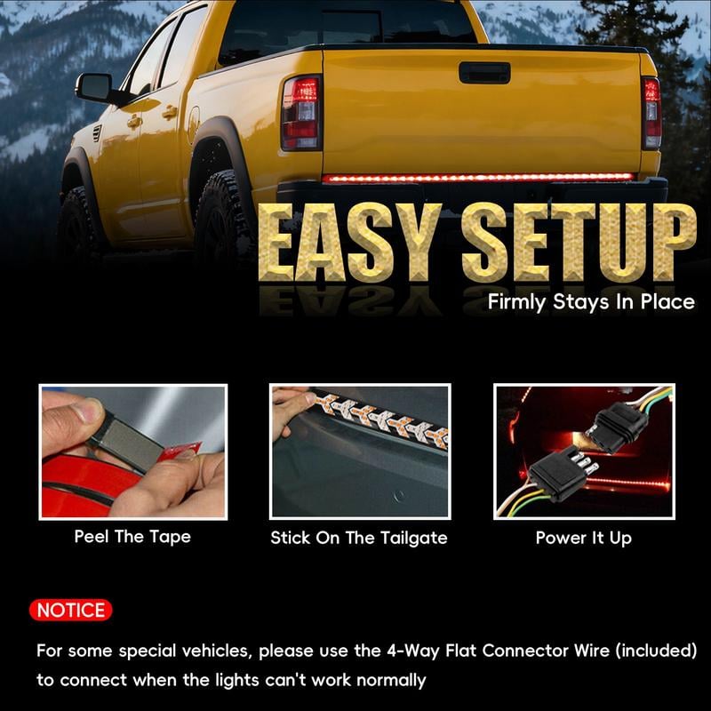 2026 Upgraded Tailgate LED Light Bar